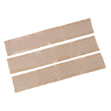 200PCS Non Slip Hanger Grip Gear Designed Self Adhesive Silicone Hanger Strip Pad for Home - Top-Down View