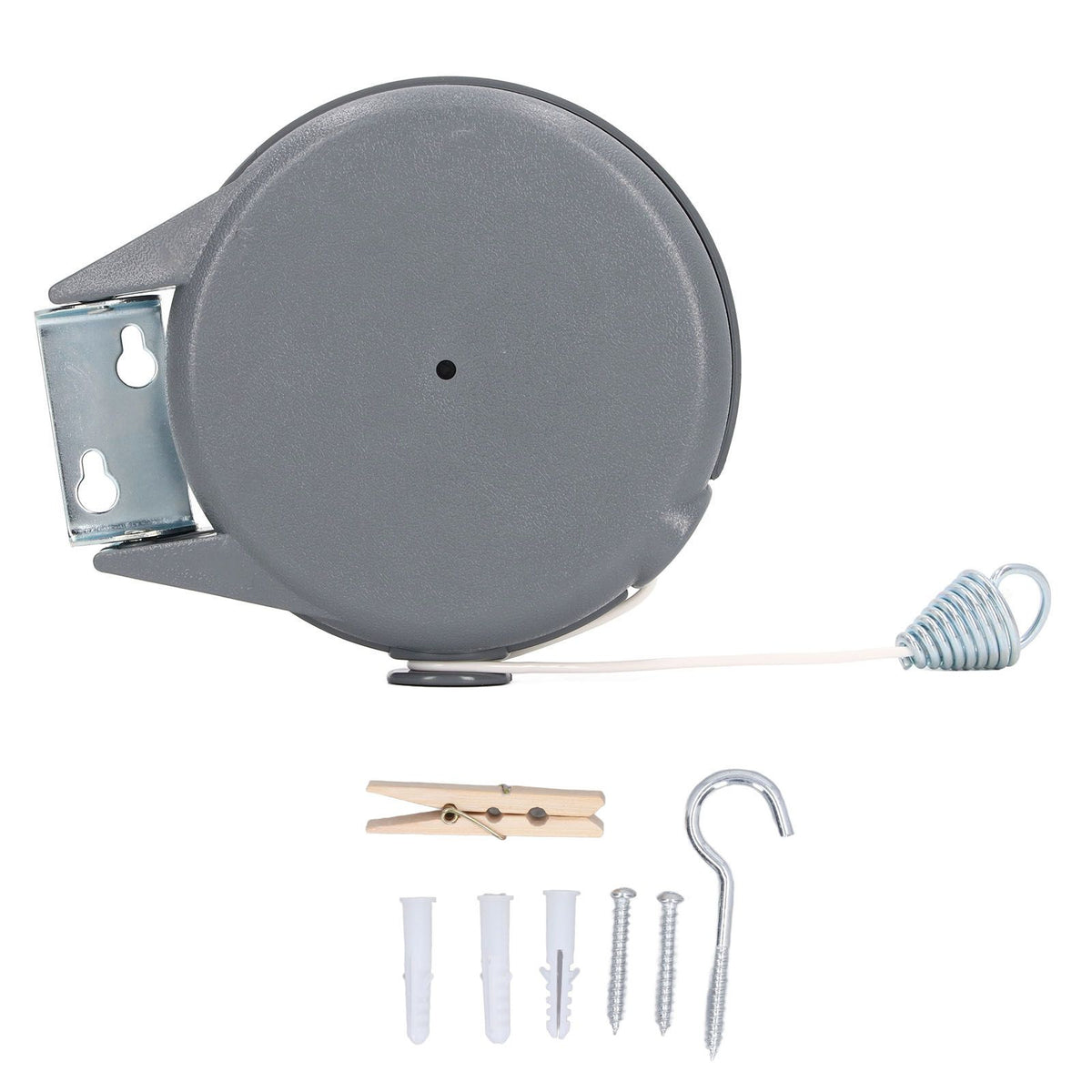 Retractable Clothesline Sturdy Durable Lightweight Clothes Drying Line for Home Indoor Outdoor
