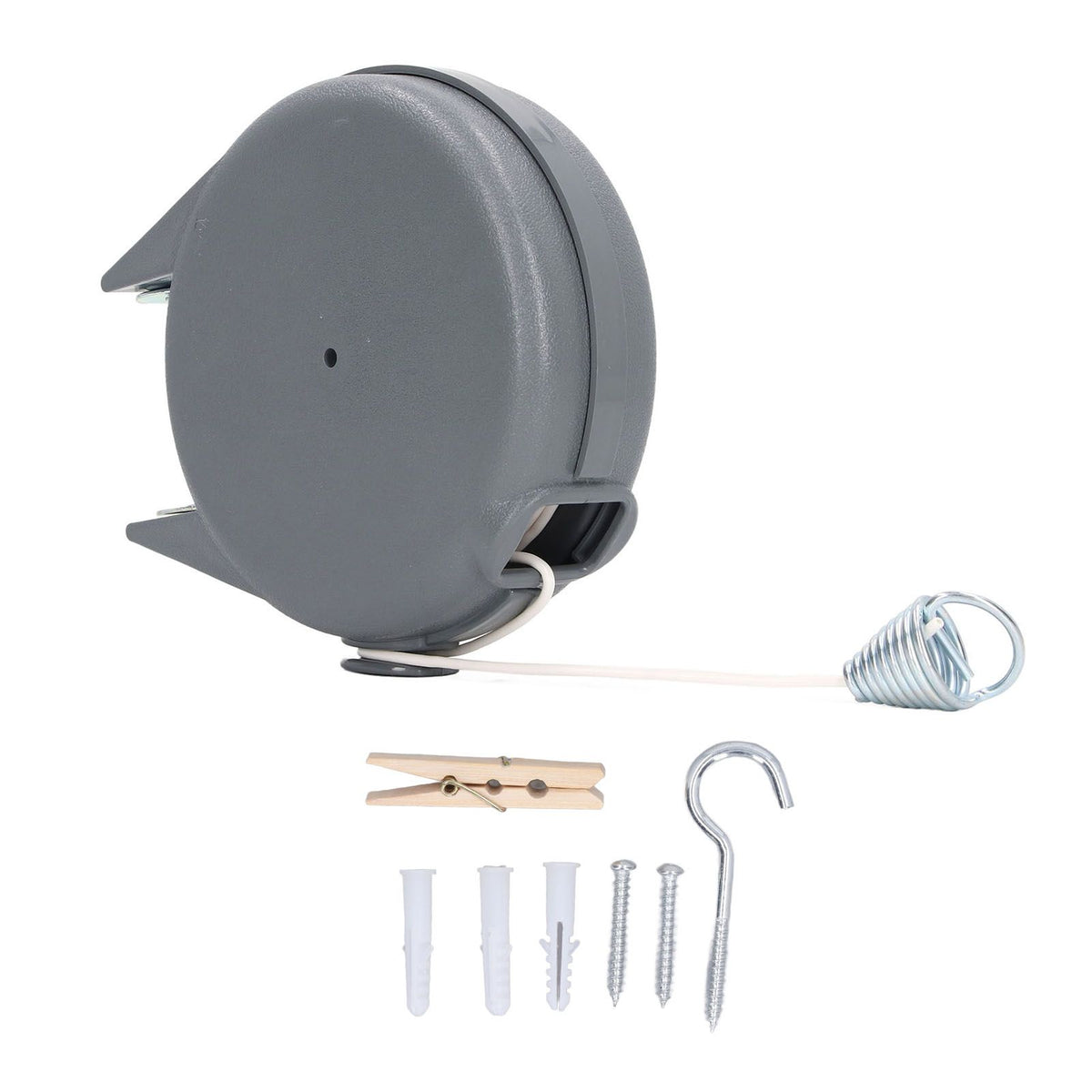 Retractable Clothesline Sturdy Durable Lightweight Clothes Drying Line for Home Indoor Outdoor