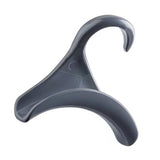 Purse Hanger Bag Arc Door Closet Hanger Hook for Satchel Coat Haversack Belt Storage Grey - Side View
