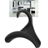 Purse Hanger Bag Arc Door Closet Hanger Hook for Satchel Coat Haversack Belt Storage Black