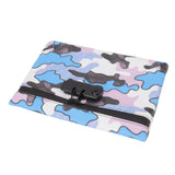 Smell Proof Bag Storage Carrying Bag PU Leather with Combination Lock for Home Outdoor - Front View