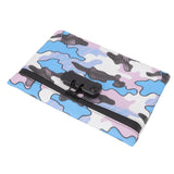 Smell Proof Bag Storage Carrying Bag PU Leather with Combination Lock for Home Outdoor - Close-Up Angle