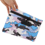 Smell Proof Bag Storage Carrying Bag PU Leather with Combination Lock for Home Outdoor