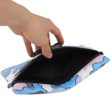 Smell Proof Bag Storage Carrying Bag PU Leather with Combination Lock for Home Outdoor