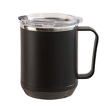 Coffee Mug 460ml 304 Stainless Steel Liner Leakproof Elegant Portable Mug for Outdoor Activities Black