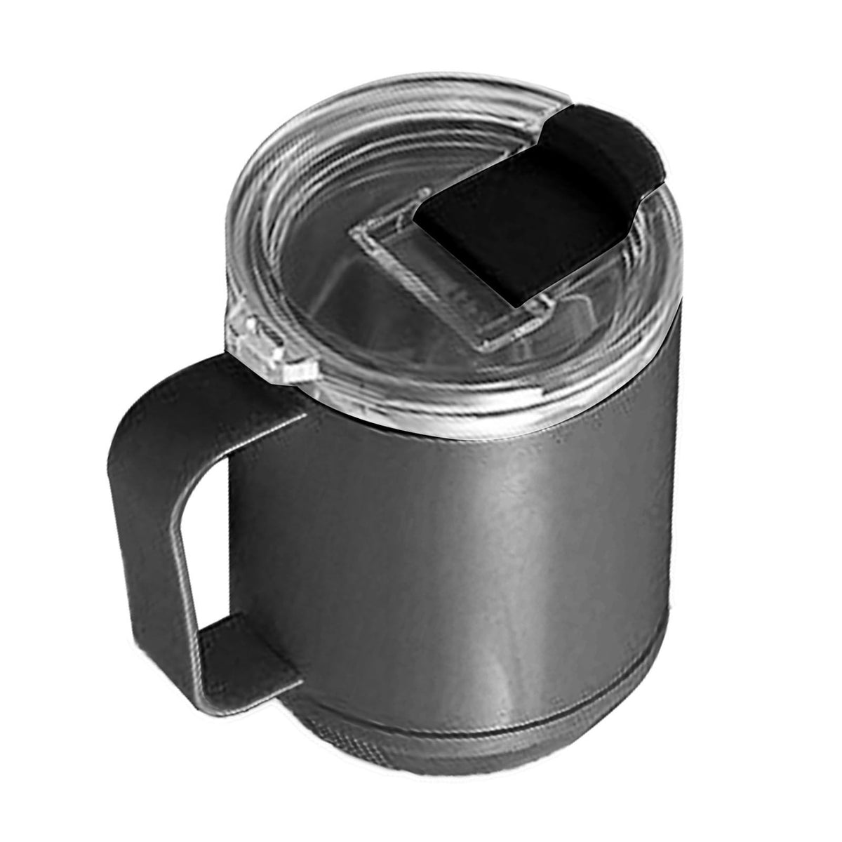 Coffee Mug 460ml 304 Stainless Steel Liner Leakproof Elegant Portable Mug for Outdoor Activities Black