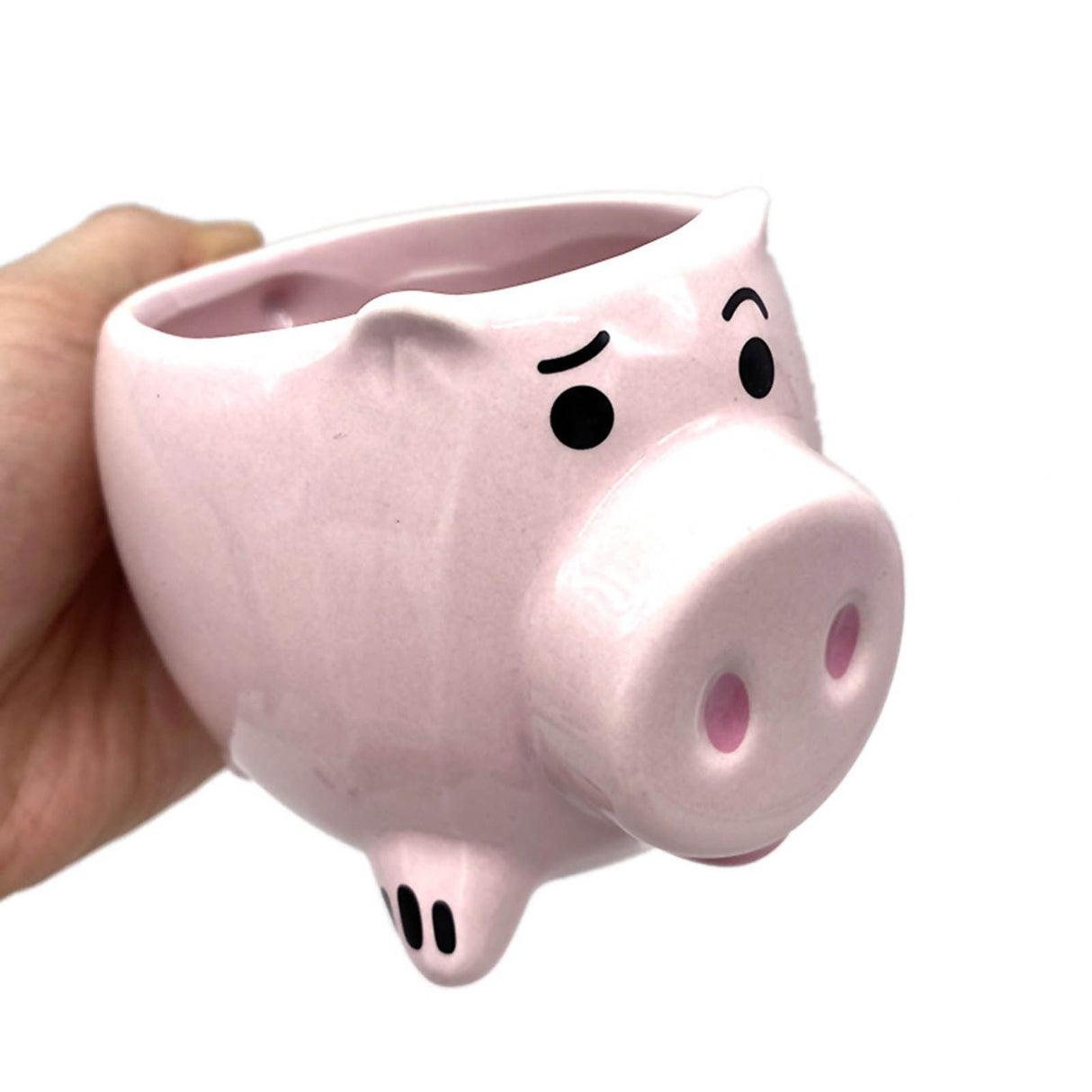 3D Pig Coffee Mug Novelty Pink Cute Pig Ceramic Coffee Tea Mug Funny Porcelain Water Cup for Home Indoor