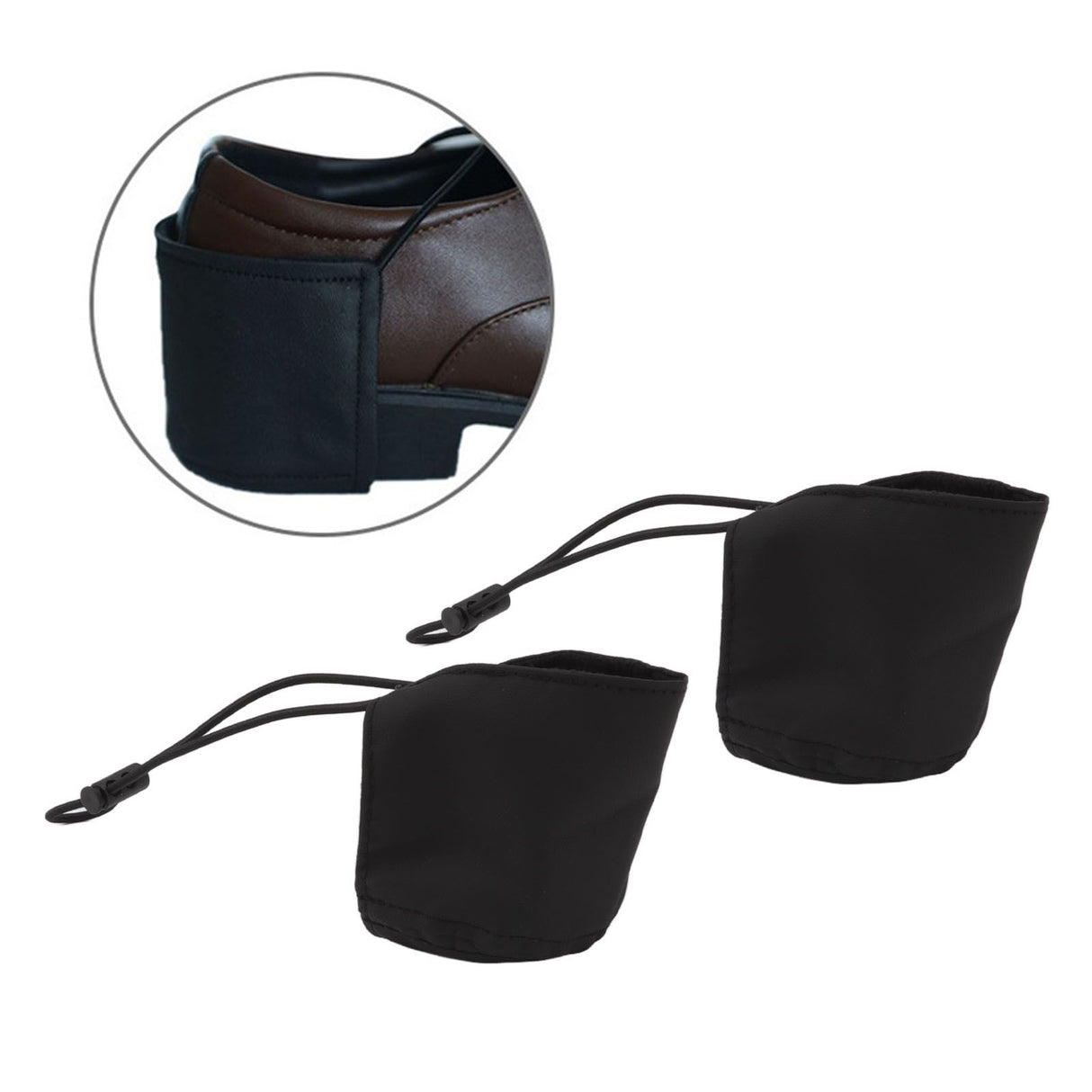2pcs Driving Shoe Heel Cover Protectors Wearproof Driver Shoes Cover Pads for Heel Protection