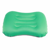 Inflatable Pillow Curved Structure Self Inflating Foldable Portable Inflatable Camping Travel Pillow for Indoor Outdoor