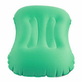 Inflatable Pillow Curved Structure Self Inflating Foldable Portable Inflatable Camping Travel Pillow for Indoor Outdoor - Top-Down View
