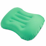 Inflatable Pillow Curved Structure Self Inflating Foldable Portable Inflatable Camping Travel Pillow for Indoor Outdoor