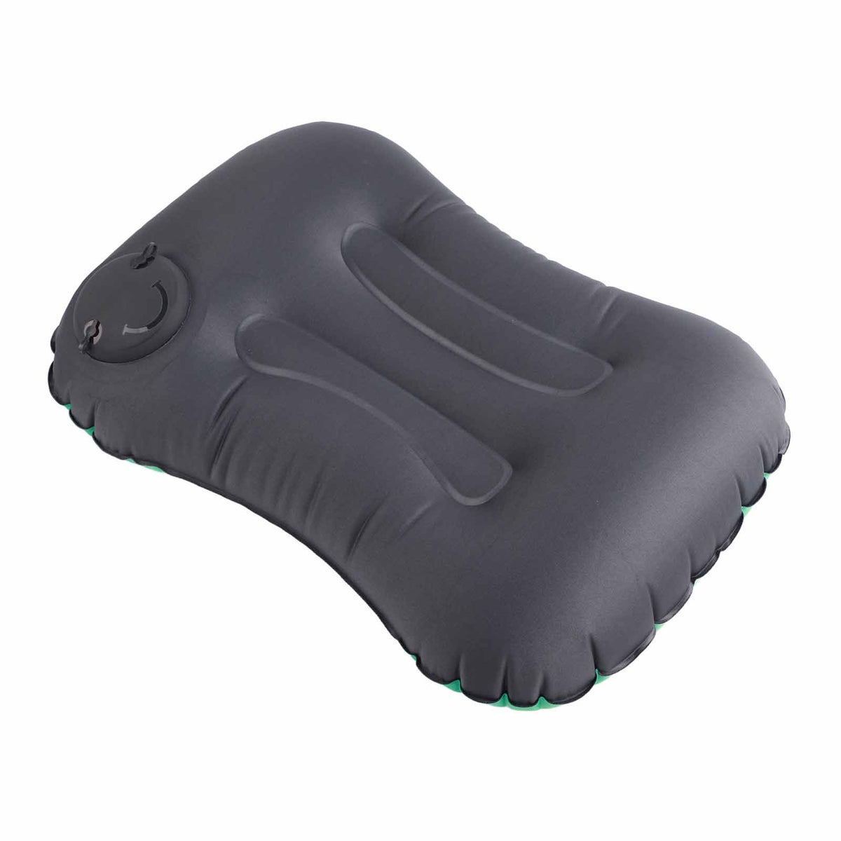 Inflatable Pillow Curved Structure Self Inflating Foldable Portable Inflatable Camping Travel Pillow for Indoor Outdoor