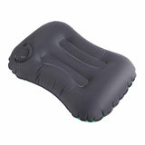 Inflatable Pillow Curved Structure Self Inflating Foldable Portable Inflatable Camping Travel Pillow for Indoor Outdoor