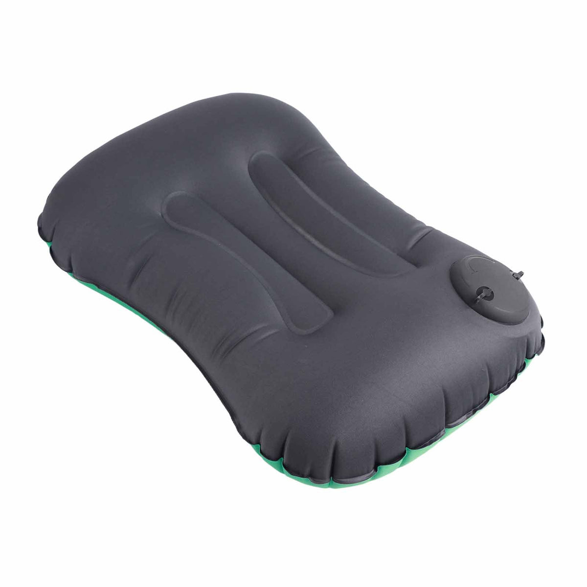 Inflatable Pillow Curved Structure Self Inflating Foldable Portable Inflatable Camping Travel Pillow for Indoor Outdoor