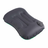 Inflatable Pillow Curved Structure Self Inflating Foldable Portable Inflatable Camping Travel Pillow for Indoor Outdoor