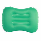 Inflatable Pillow Curved Structure Self Inflating Foldable Portable Inflatable Camping Travel Pillow for Indoor Outdoor - Extra Image