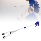 Long Grabber Foldable Reacher 81cm Clamp Picker Portable Tool for Litter Trash Coin - 45-Degree Angle