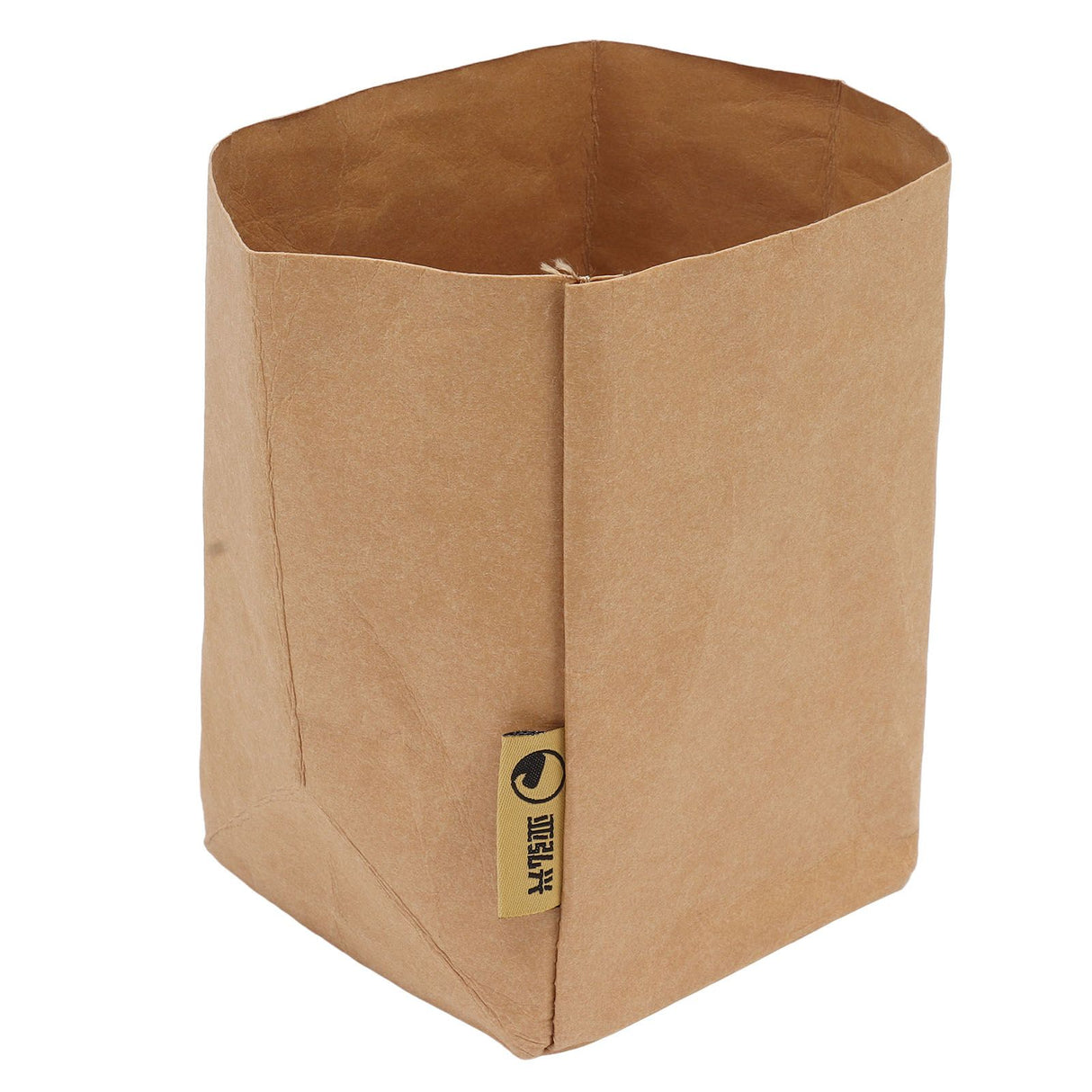 Washed Kraft Paper Bag Waterproof Flowerpot Food Storage Bag for Holding Food Fruits Vegetables Household Sundries S