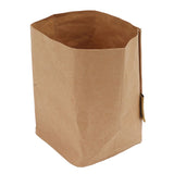 Washed Kraft Paper Bag Waterproof Flowerpot Food Storage Bag for Holding Food Fruits Vegetables Household Sundries S