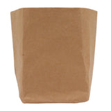 Washed Kraft Paper Bag Waterproof Flowerpot Food Storage Bag for Holding Food Fruits Vegetables Household Sundries S