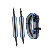 Transfer Belt Stable Support Uniform Force EVA Transfer and Walking Gait Belt with Leg Loops for Patients Elderly S - Top-Down View