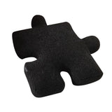 Plush Throw Pillow Ultra Soft Cushion Puzzle Special Shaped for Sofa Bed Window Home Decor Black