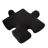 Plush Throw Pillow Ultra Soft Cushion Puzzle Special Shaped for Sofa Bed Window Home Decor Black