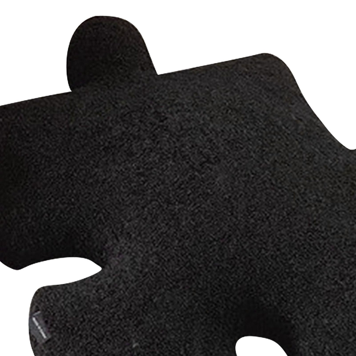 Plush Throw Pillow Ultra Soft Cushion Puzzle Special Shaped for Sofa Bed Window Home Decor Black