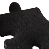 Plush Throw Pillow Ultra Soft Cushion Puzzle Special Shaped for Sofa Bed Window Home Decor Black