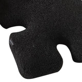 Plush Throw Pillow Ultra Soft Cushion Puzzle Special Shaped for Sofa Bed Window Home Decor Black