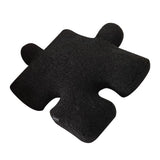 Plush Throw Pillow Ultra Soft Cushion Puzzle Special Shaped for Sofa Bed Window Home Decor Black