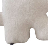 Plush Throw Pillow Ultra Soft Cushion Puzzle Special Shaped for Sofa Bed Window Home Decor White