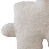 Plush Throw Pillow Ultra Soft Cushion Puzzle Special Shaped for Sofa Bed Window Home Decor White