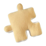 Plush Throw Pillow Ultra Soft Cushion Puzzle Special Shaped for Sofa Bed Window Home Decor Yellow