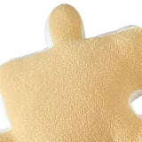 Plush Throw Pillow Ultra Soft Cushion Puzzle Special Shaped for Sofa Bed Window Home Decor Yellow