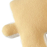Plush Throw Pillow Ultra Soft Cushion Puzzle Special Shaped for Sofa Bed Window Home Decor Yellow - Extra Image
