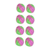 8Pcs Pet Hair Remover Balls Nylon Round Efficient Laundry Lint Remover Balls for Household Laundry