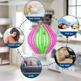 8Pcs Pet Hair Remover Balls Nylon Round Efficient Laundry Lint Remover Balls for Household Laundry - Rear View