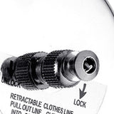 Retractable Clothesline 2.8m Stainless Steel Strong Bearing Rust Corrosion Resistant Telescopic Clothes Drying Line - Extra Image