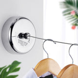 Retractable Clothesline 2.8m Stainless Steel Strong Bearing Rust Corrosion Resistant Telescopic Clothes Drying Line - Extra Image