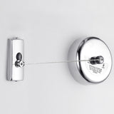 Retractable Clothesline 2.8m Stainless Steel Strong Bearing Rust Corrosion Resistant Telescopic Clothes Drying Line