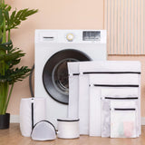 Set of 8 Mesh Laundry Bag Washing Machine Wash Bags with Zipper for Underwea Home Hotel - Extra Image