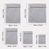 Set of 8 Mesh Laundry Bag Washing Machine Wash Bags with Zipper for Underwea Home Hotel - Extra Image
