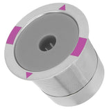 Metal Coffee Pod Stainless Steel Reusable Refillable Filter Cup Single for Coffee Maker - 45-Degree Angle