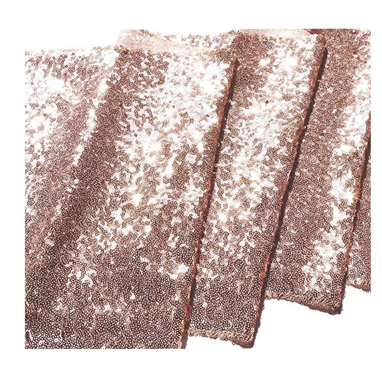 Tablecloth Polyester Fiber with Gold Sequins Table Cover for Table Home Wedding Decoration