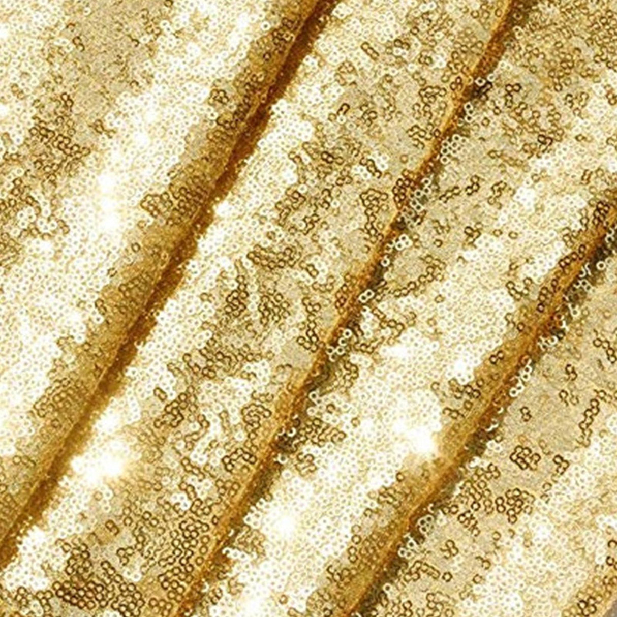 Tablecloth Polyester Fiber with Gold Sequins Table Cover for Table Home Wedding Decoration Or 30x300cm/11.8x118.1in