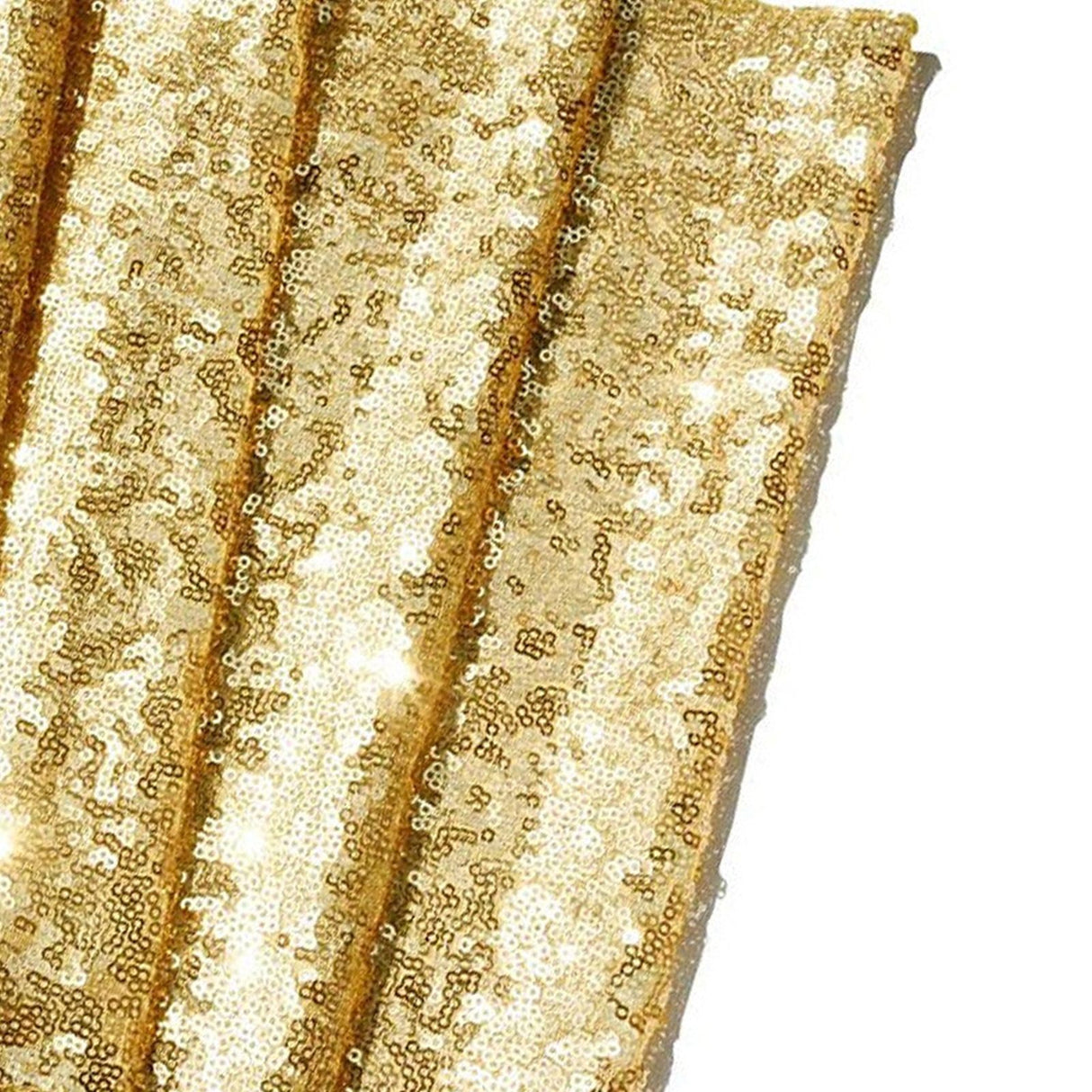 Tablecloth Polyester Fiber with Gold Sequins Table Cover for Table Home Wedding Decoration Or 30x300cm/11.8x118.1in