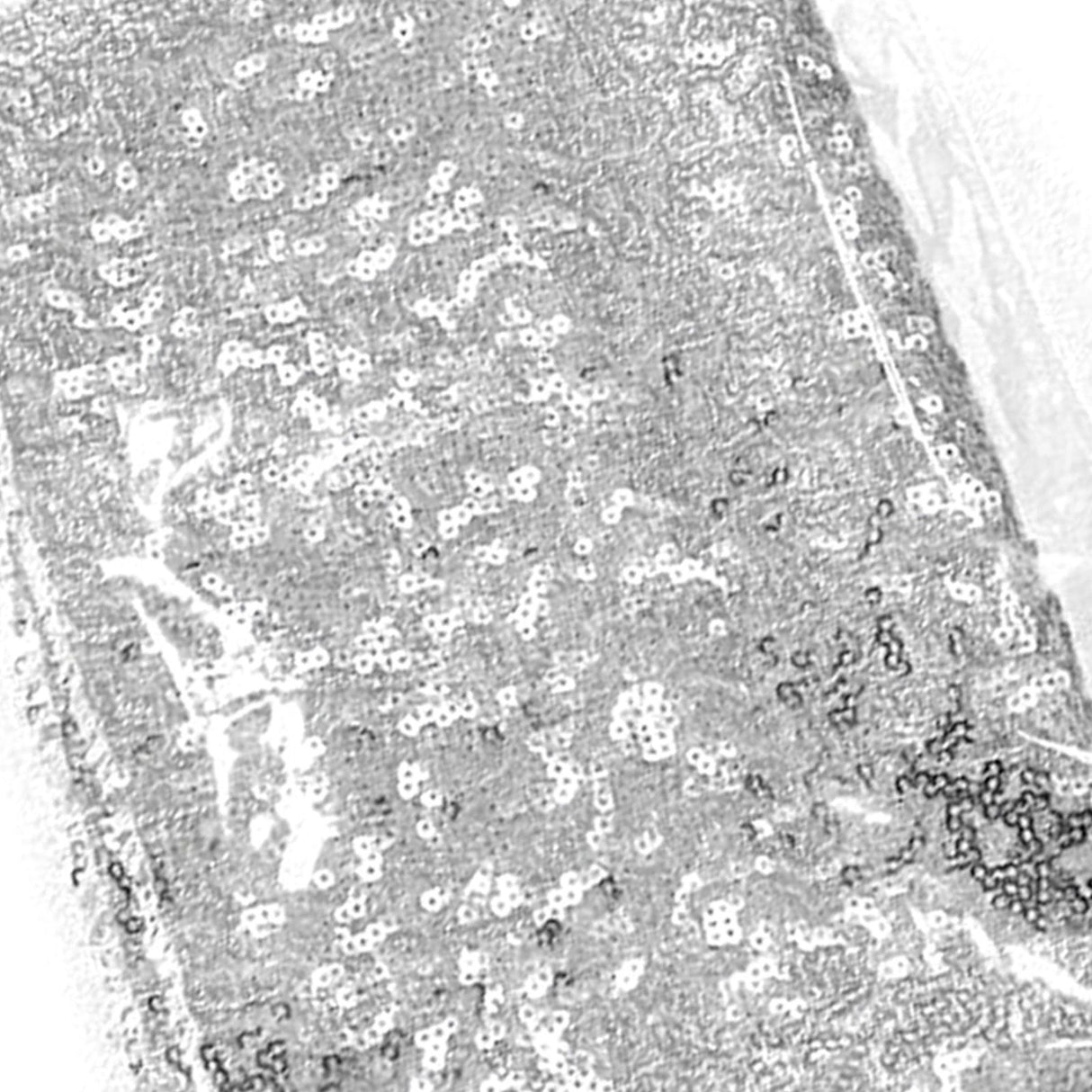 Tablecloth Polyester Fiber with Gold Sequins Table Cover for Table Home Wedding Decoration Argent 30x300cm/11.8x118.1in