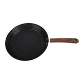 Round Grill Pan Universal Non Stick Multifunctional Flat Bottom Frying Pan for Breakfast - Extra Image